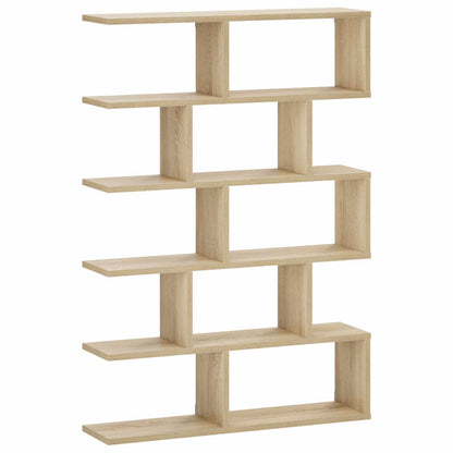 vidaXL Wall Shelf Sonoma Oak 70 x 17 x 101 cm Engineered Wood