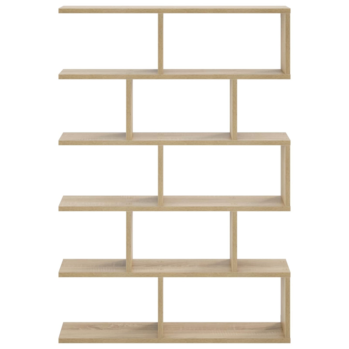 vidaXL Wall Shelf Sonoma Oak 70 x 17 x 101 cm Engineered Wood