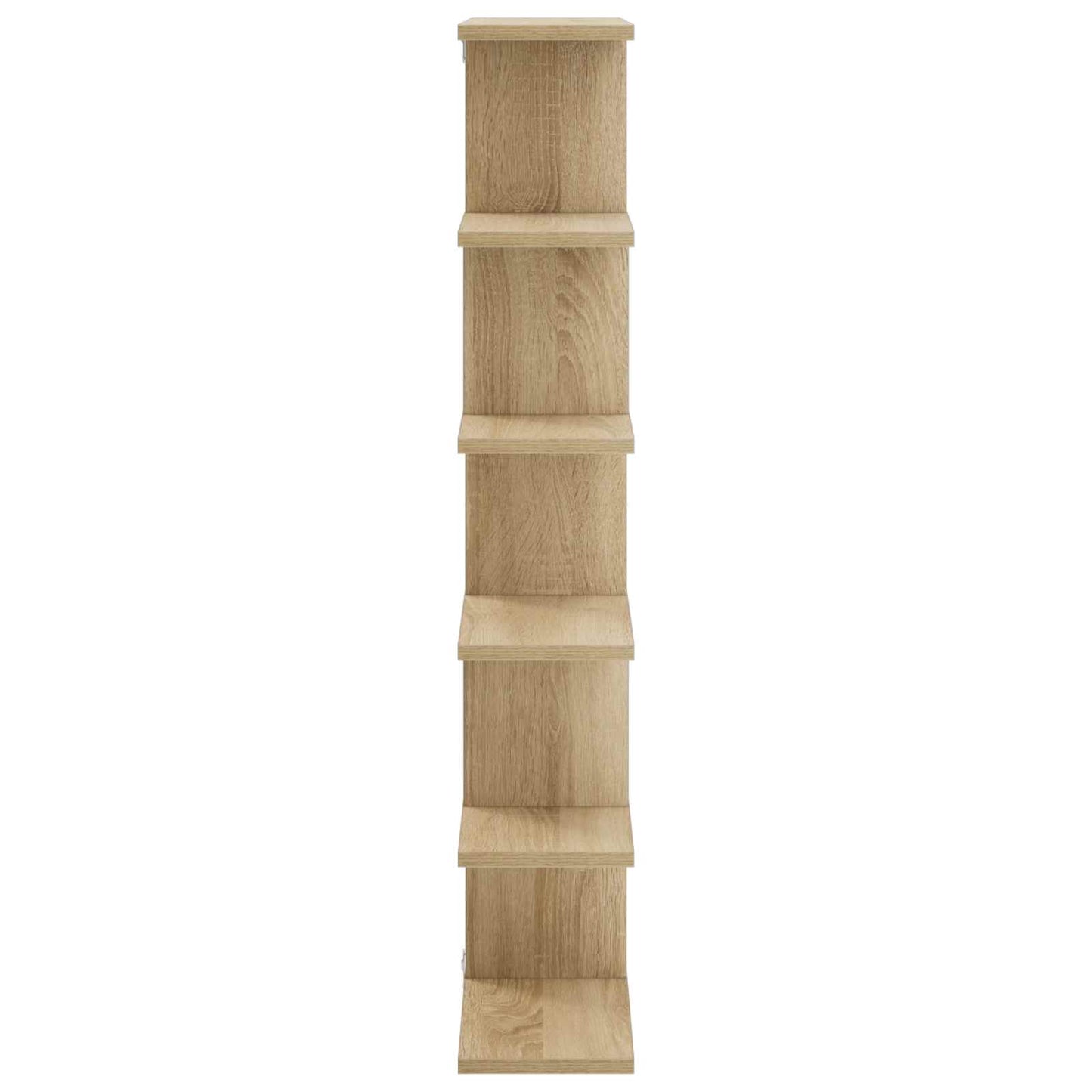 vidaXL Wall Shelf Sonoma Oak 70 x 17 x 101 cm Engineered Wood