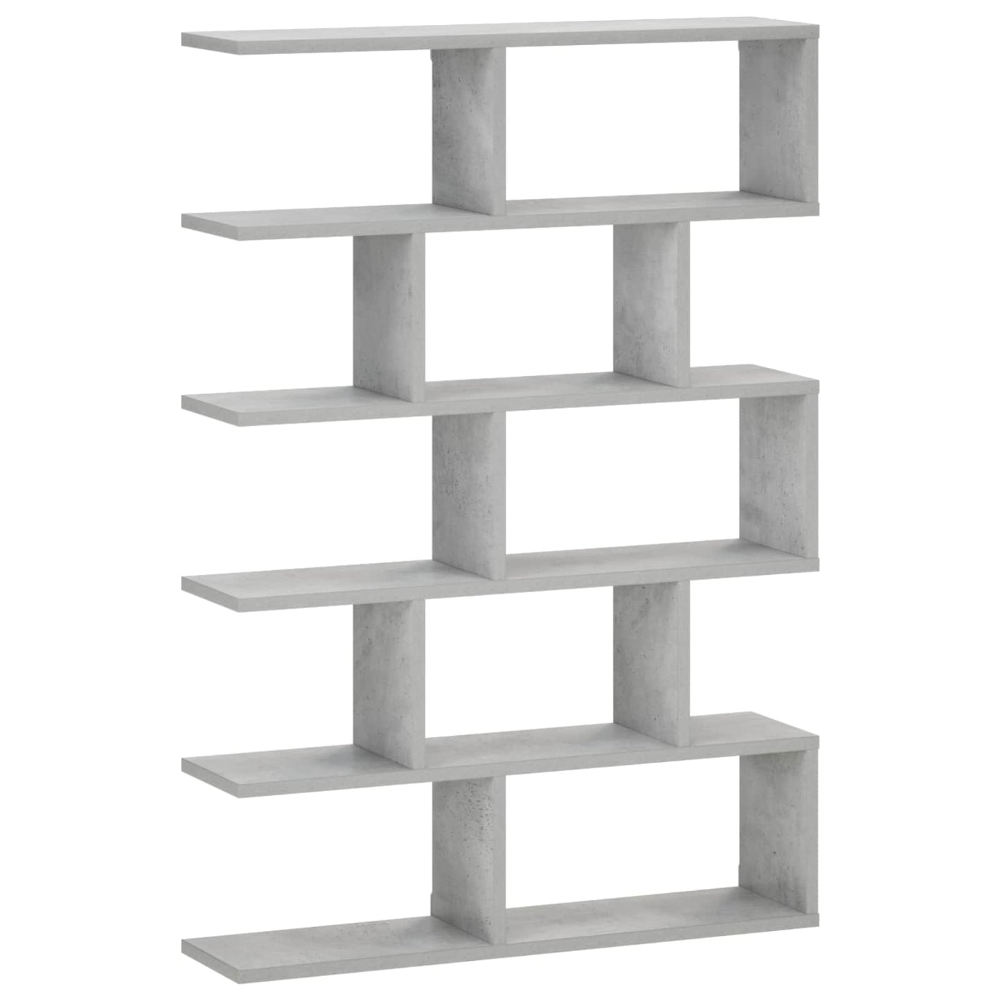 vidaXL Wall Shelf Concrete Grey 70 x 17 x 101 cm Engineered Wood