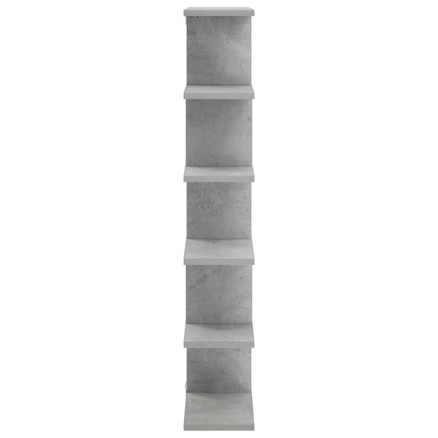 vidaXL Wall Shelf Concrete Grey 70 x 17 x 101 cm Engineered Wood
