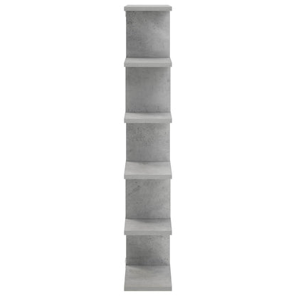 vidaXL Wall Shelf Concrete Grey 70 x 17 x 101 cm Engineered Wood