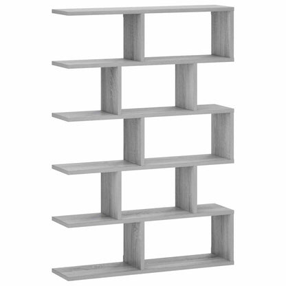 vidaXL Wall Shelf Grey Sonoma 70 x 17 x 101 cm Engineered Wood