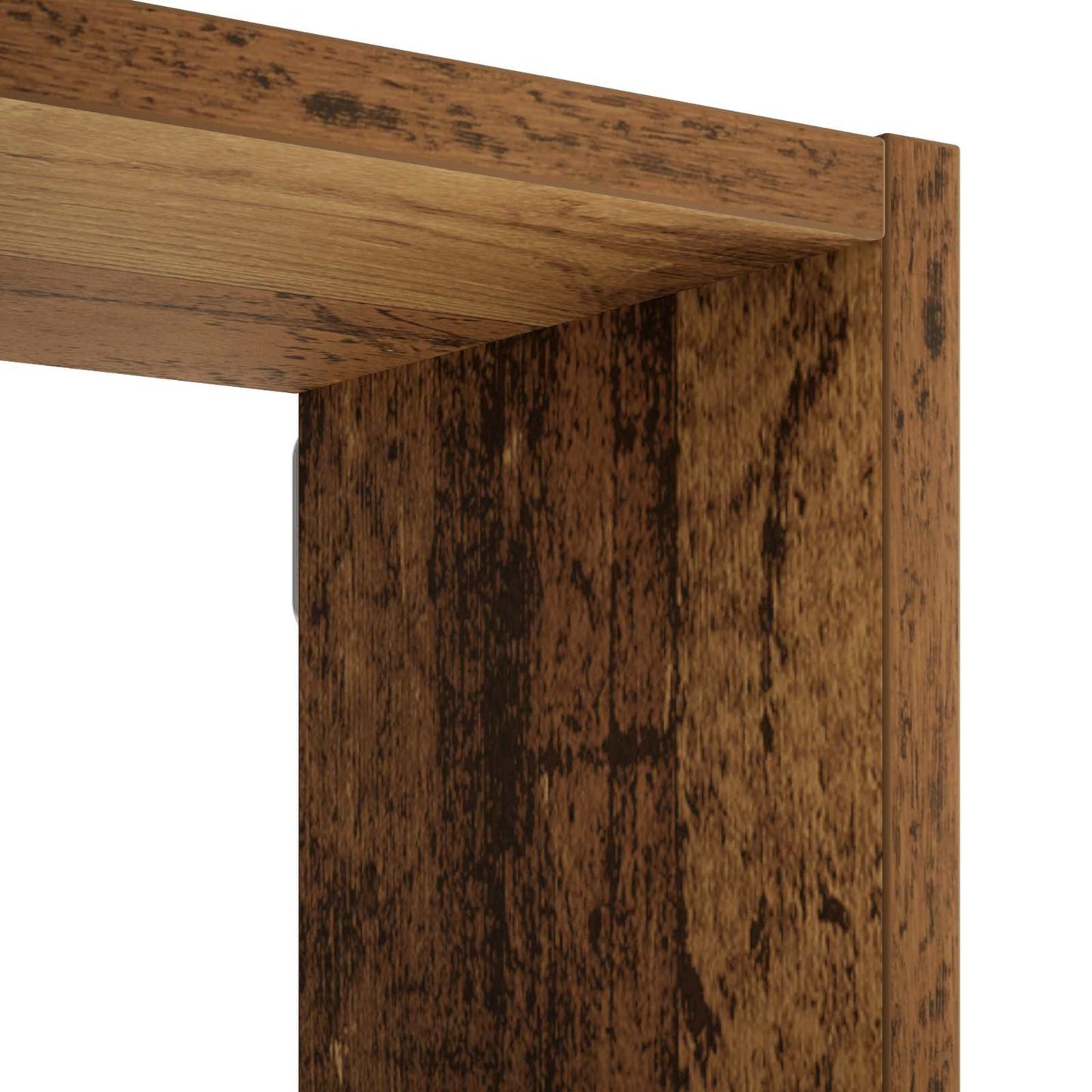 vidaXL Wall Shelf Old Wood 70 x 17 x 101 cm Engineered Wood