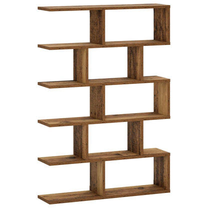 vidaXL Wall Shelf Old Wood 70 x 17 x 101 cm Engineered Wood