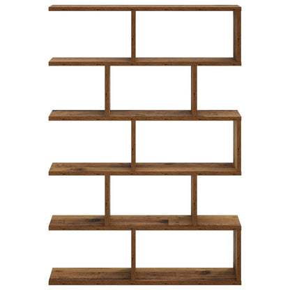 vidaXL Wall Shelf Old Wood 70 x 17 x 101 cm Engineered Wood