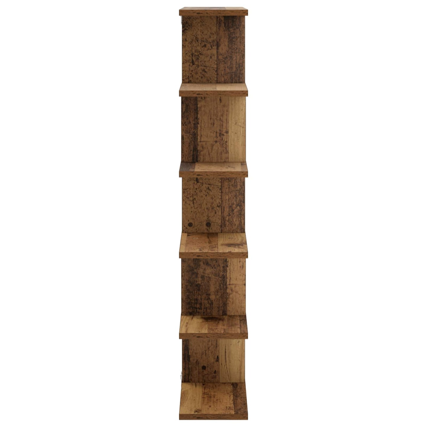 vidaXL Wall Shelf Old Wood 70 x 17 x 101 cm Engineered Wood