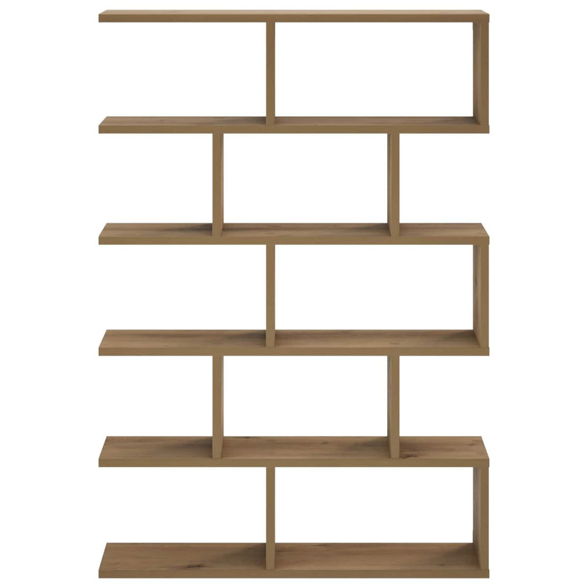 vidaXL Wall Shelf Artisan Oak 70 x 17 x 101 cm Engineered Wood