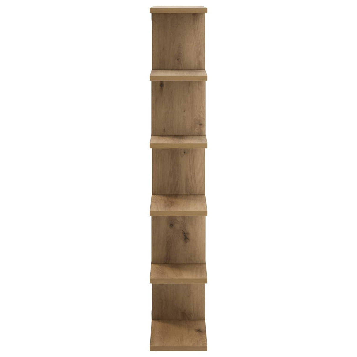 vidaXL Wall Shelf Artisan Oak 70 x 17 x 101 cm Engineered Wood