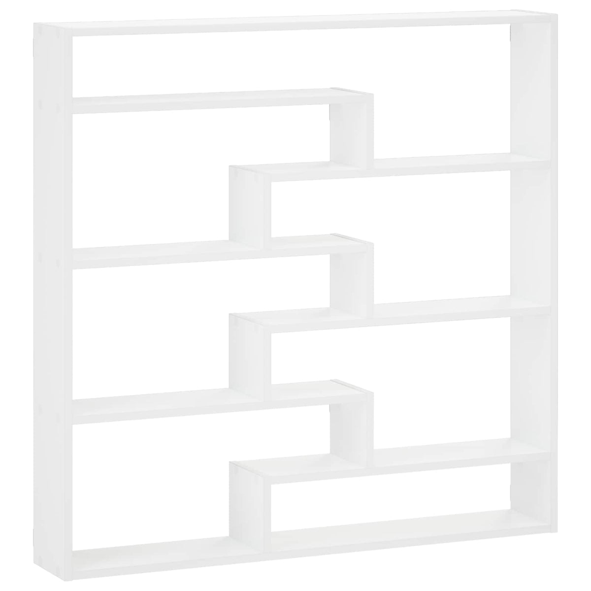 vidaXL Wall Shelf White 103 x 17 x 102 cm Engineered Wood