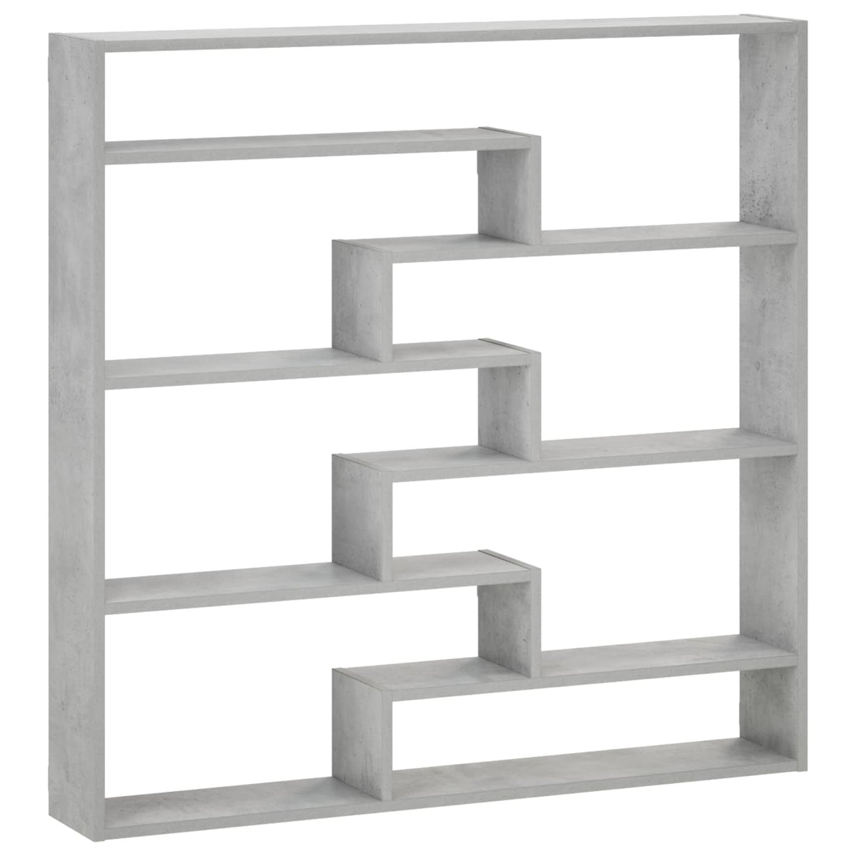 vidaXL Wall Shelf Concrete Grey 103 x 17 x 102 cm Engineered Wood