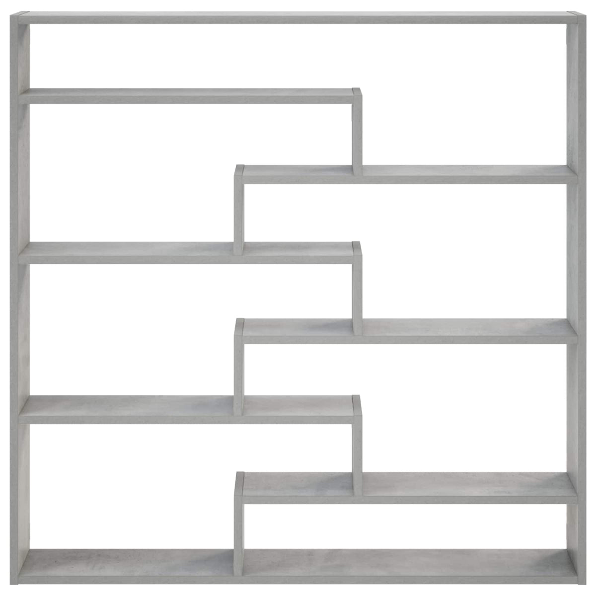 vidaXL Wall Shelf Concrete Grey 103 x 17 x 102 cm Engineered Wood