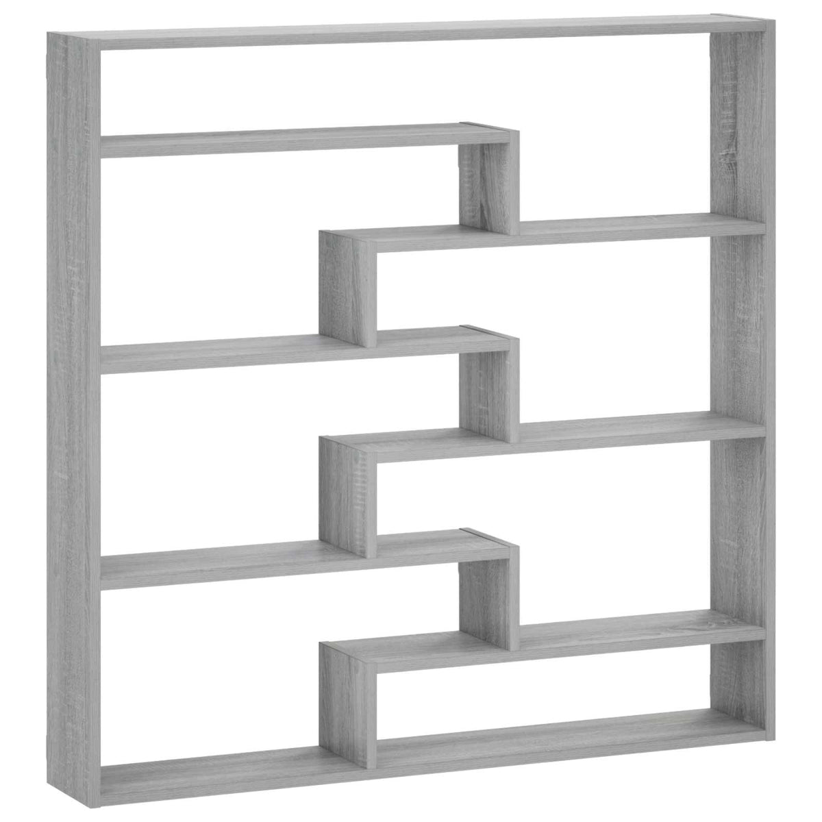 vidaXL Wall Shelf Grey Sonoma 103 x 17 x 102 cm Engineered Wood