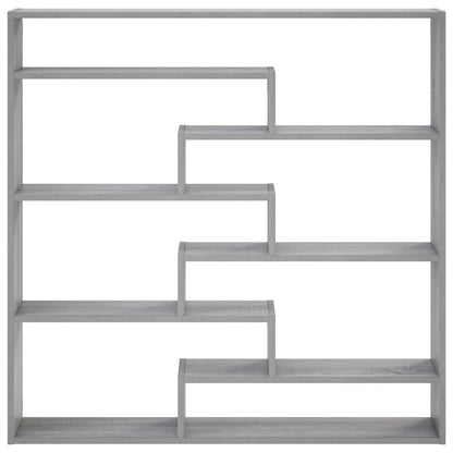 vidaXL Wall Shelf Grey Sonoma 103 x 17 x 102 cm Engineered Wood