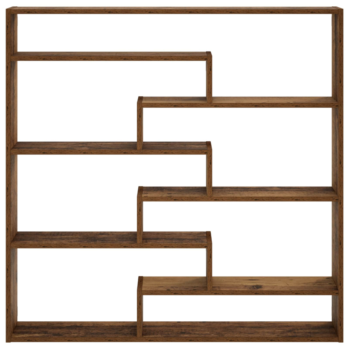 vidaXL Wall Shelf Old Wood 103 x 17 x 102 cm Engineered Wood
