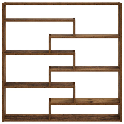 vidaXL Wall Shelf Old Wood 103 x 17 x 102 cm Engineered Wood