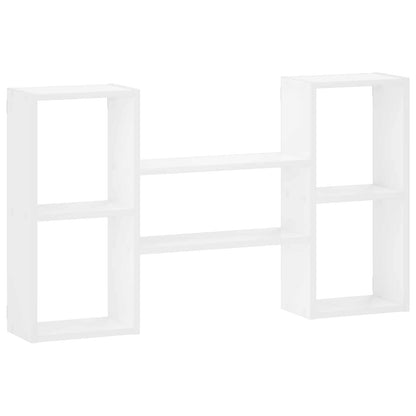 vidaXL Wall Shelf White 102 x 17 x 59 cm Engineered Wood