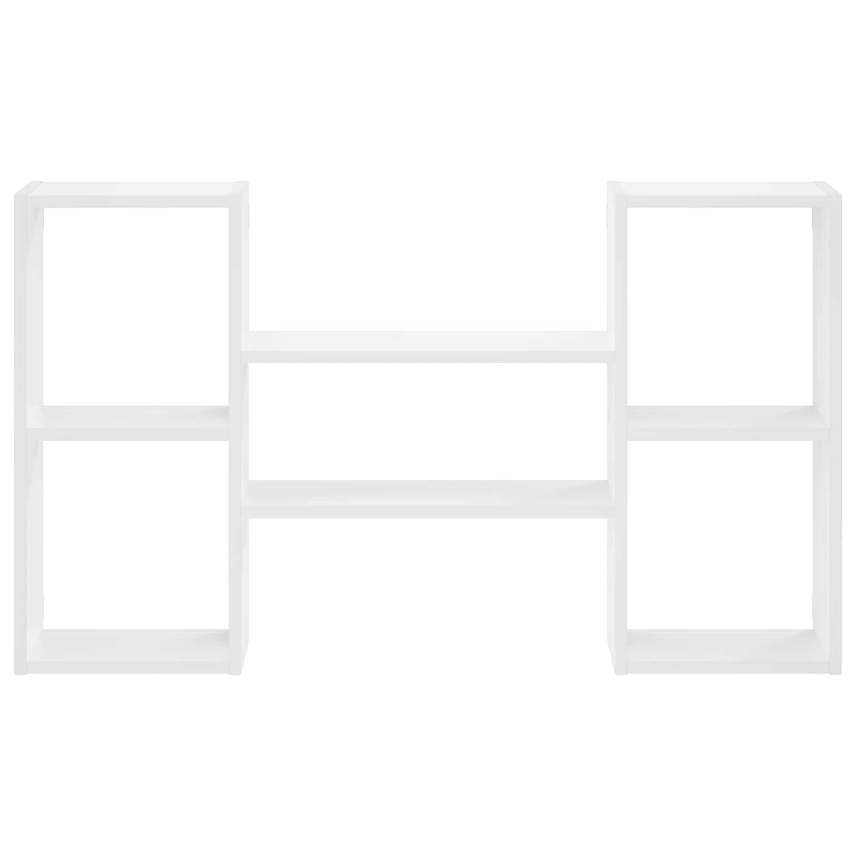 vidaXL Wall Shelf White 102 x 17 x 59 cm Engineered Wood