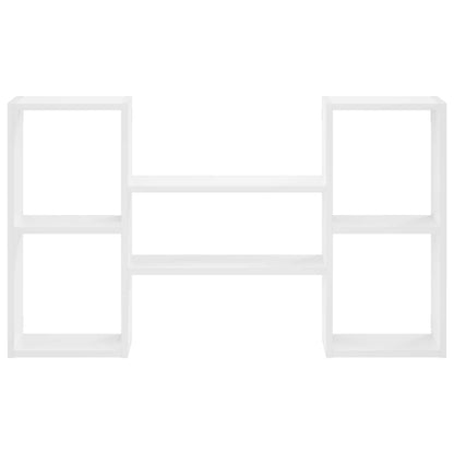 vidaXL Wall Shelf White 102 x 17 x 59 cm Engineered Wood