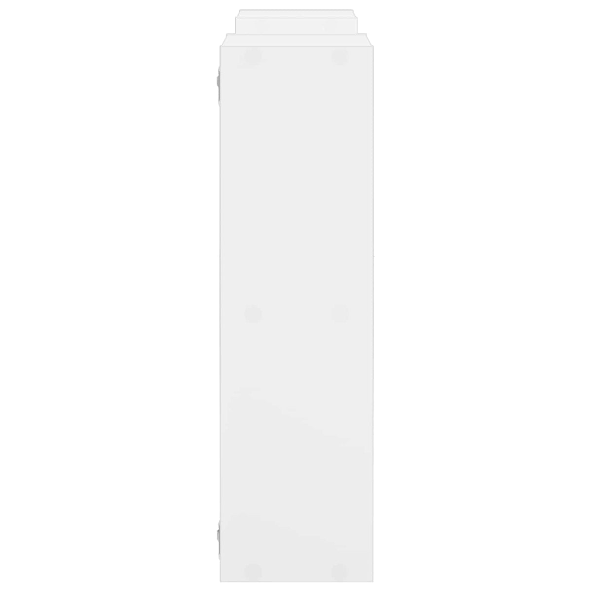 vidaXL Wall Shelf White 102 x 17 x 59 cm Engineered Wood