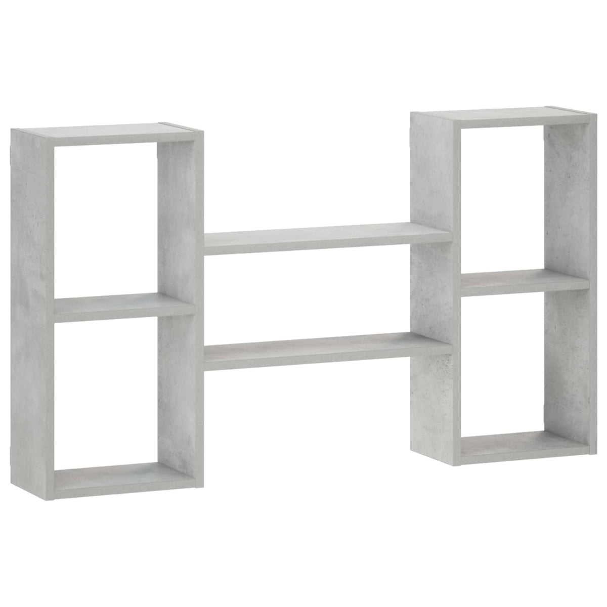 vidaXL Wall Shelf Concrete Grey 102 x 17 x 59 cm Engineered Wood