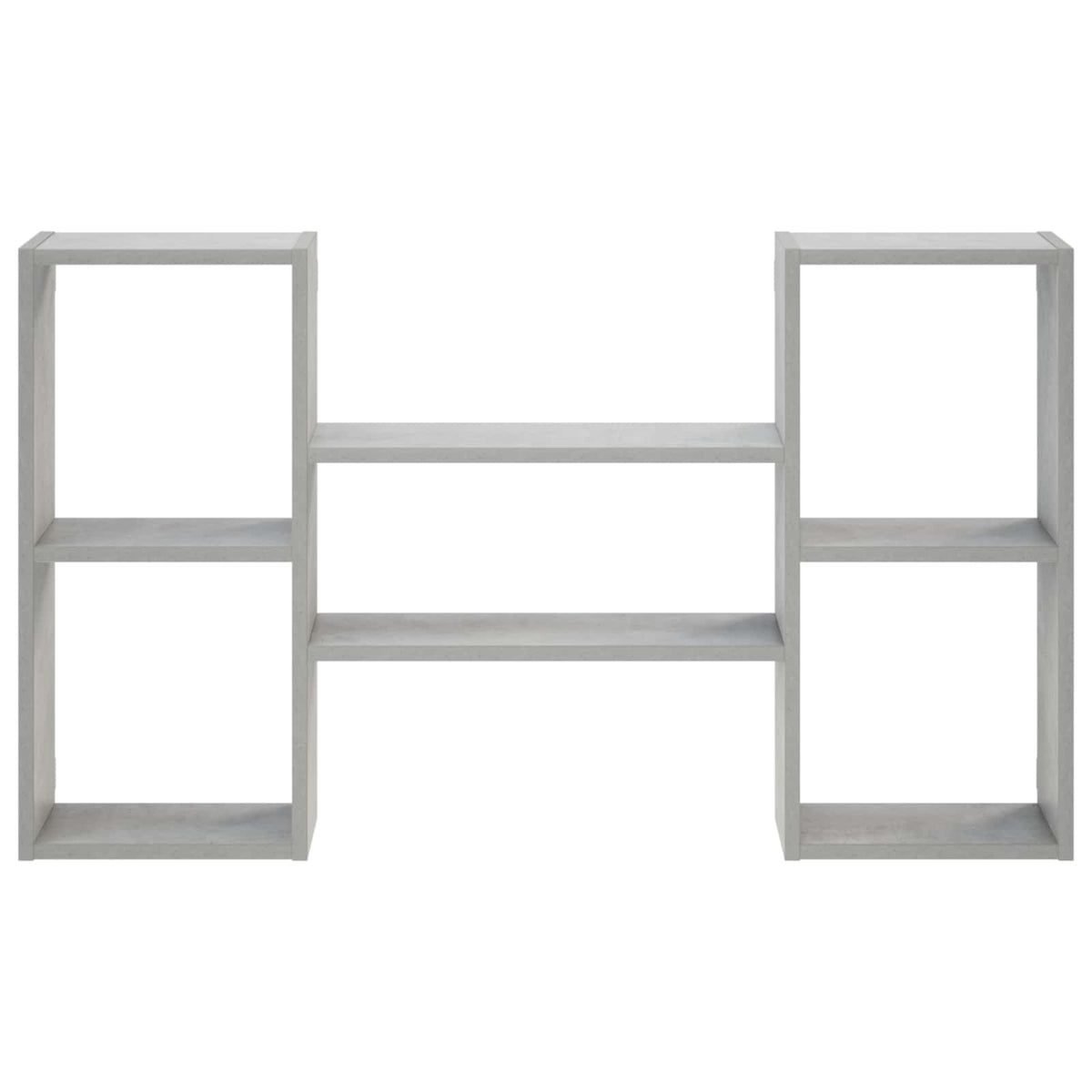 vidaXL Wall Shelf Concrete Grey 102 x 17 x 59 cm Engineered Wood