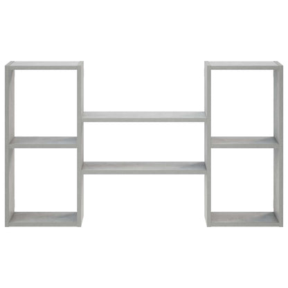 vidaXL Wall Shelf Concrete Grey 102 x 17 x 59 cm Engineered Wood