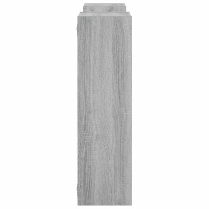 vidaXL Wall Shelf Grey Sonoma 102 x 17 x 59 cm Engineered Wood
