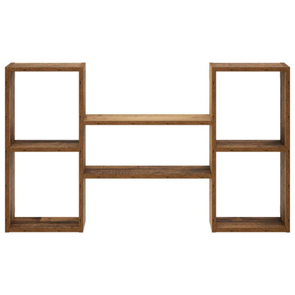 vidaXL Wall Shelf Old Wood 102 x 17 x 59 cm Engineered Wood