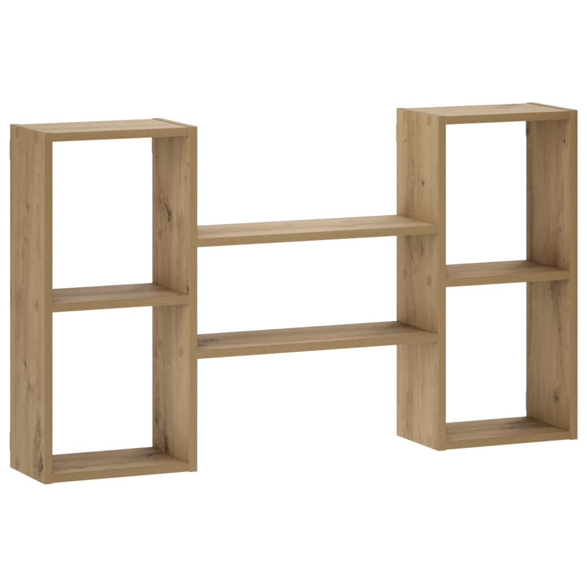 vidaXL Wall Shelf Artisan Oak 102 x 17 x 59 cm Engineered Wood