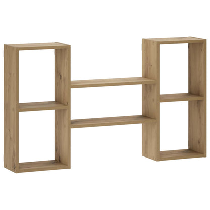 vidaXL Wall Shelf Artisan Oak 102 x 17 x 59 cm Engineered Wood