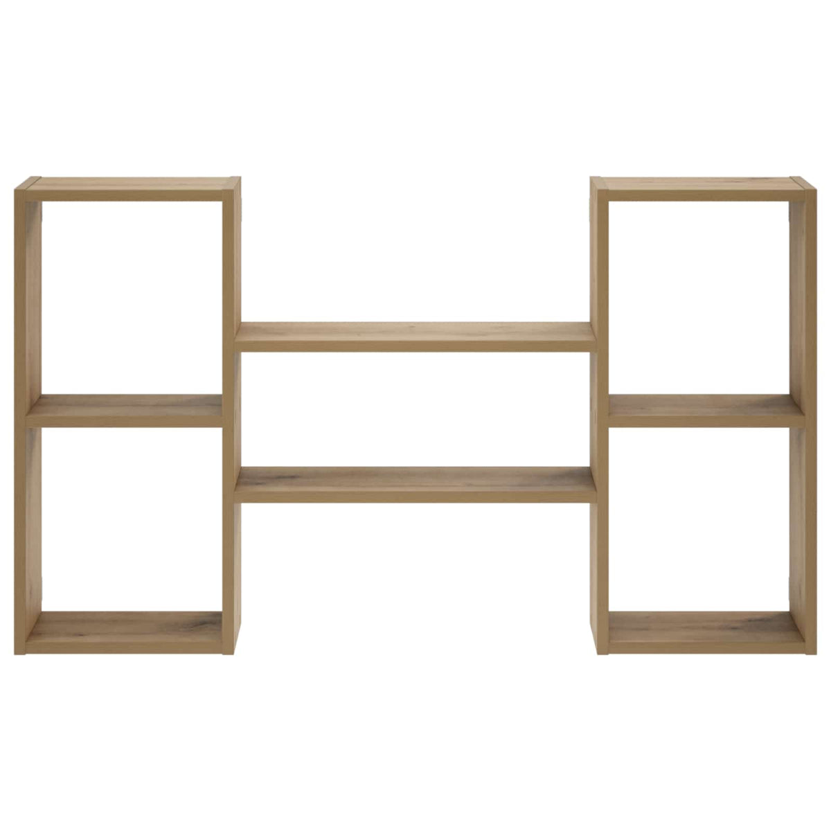 vidaXL Wall Shelf Artisan Oak 102 x 17 x 59 cm Engineered Wood