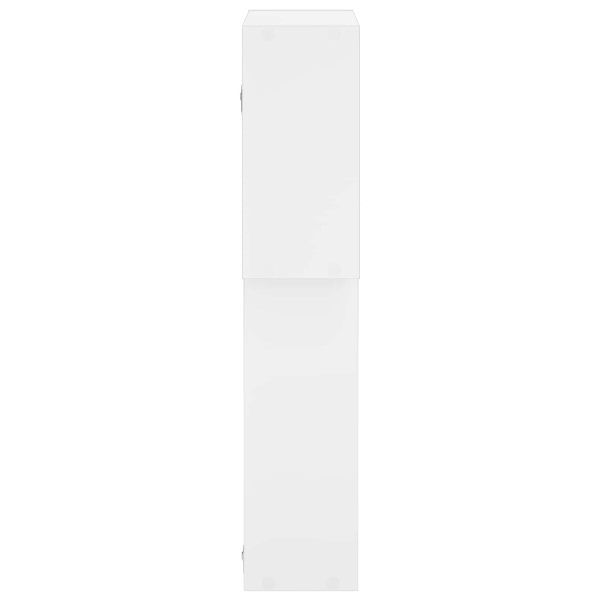 vidaXL Wall Shelf White 98 x 17 x 91 cm Engineered Wood