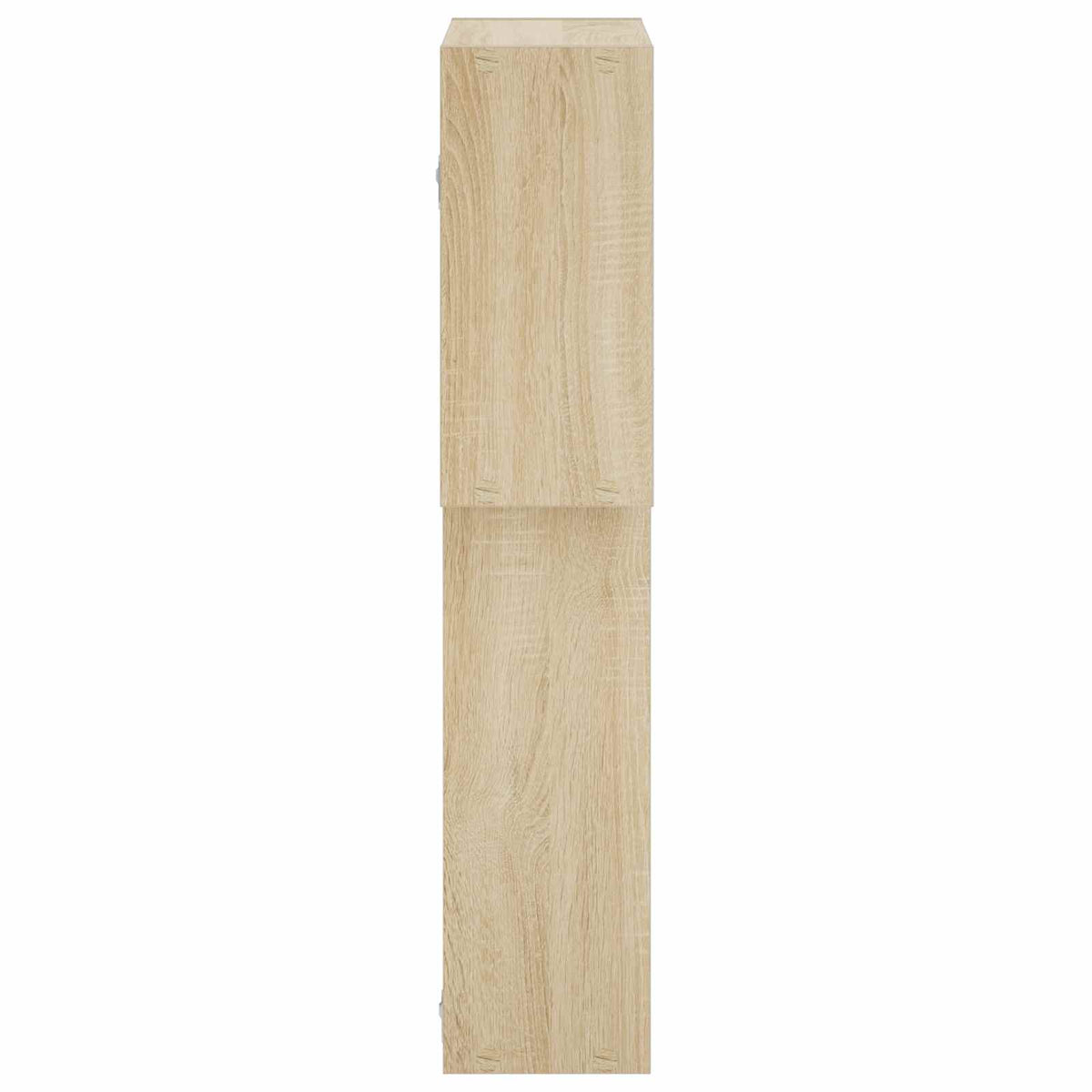 vidaXL Wall Shelf Sonoma Oak 98 x 17 x 91 cm Engineered Wood
