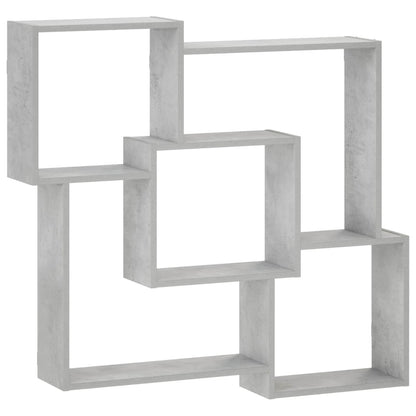 vidaXL Wall Shelf Concrete Grey 98 x 17 x 91 cm Engineered Wood