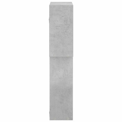 vidaXL Wall Shelf Concrete Grey 98 x 17 x 91 cm Engineered Wood