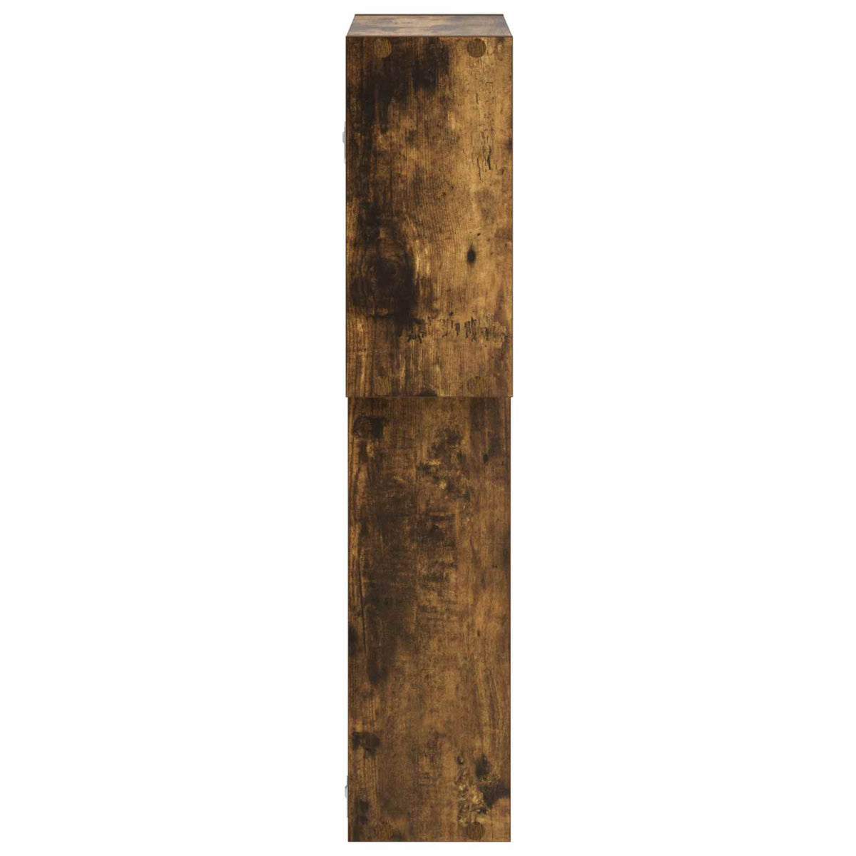 vidaXL Wall Shelf Smoked Oak 98 x 17 x 91 cm Engineered Wood