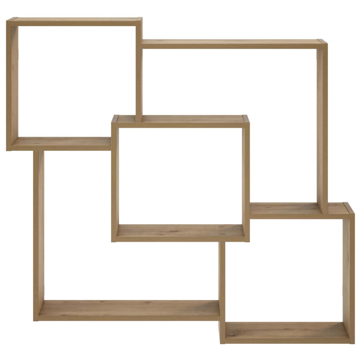 vidaXL Wall Shelf Artisan Oak 98 x 17 x 91 cm Engineered Wood