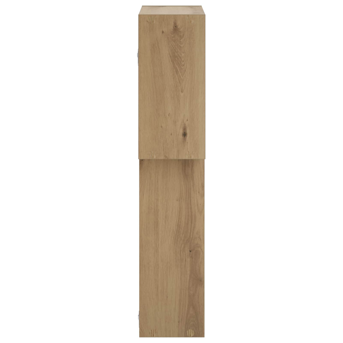 vidaXL Wall Shelf Artisan Oak 98 x 17 x 91 cm Engineered Wood