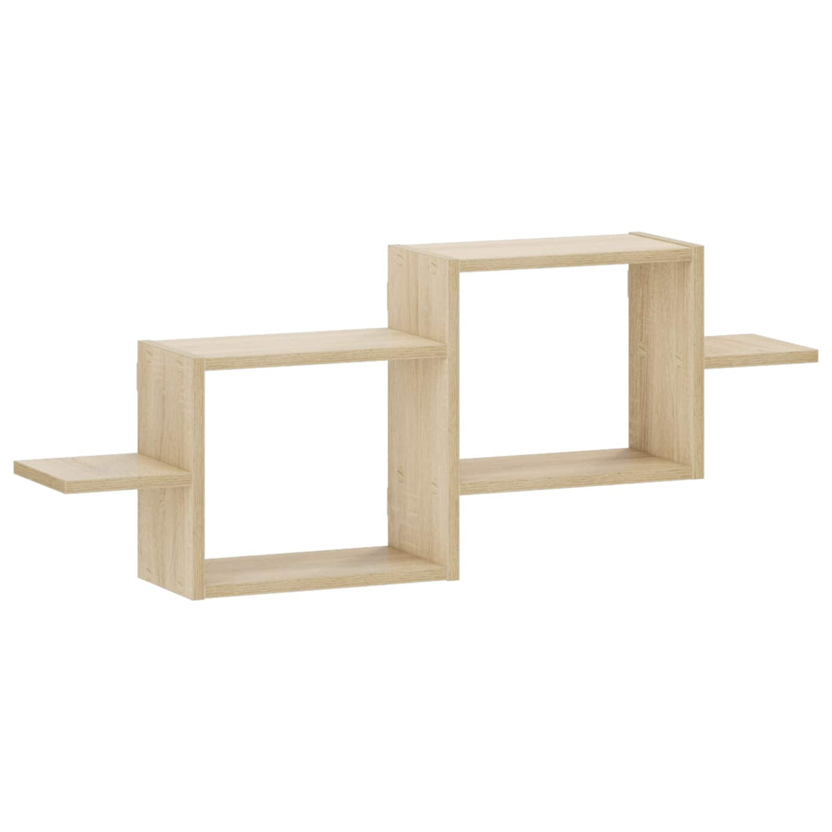 vidaXL Wall Shelf Sonoma Oak 95 x 17 x 37 cm Engineered Wood