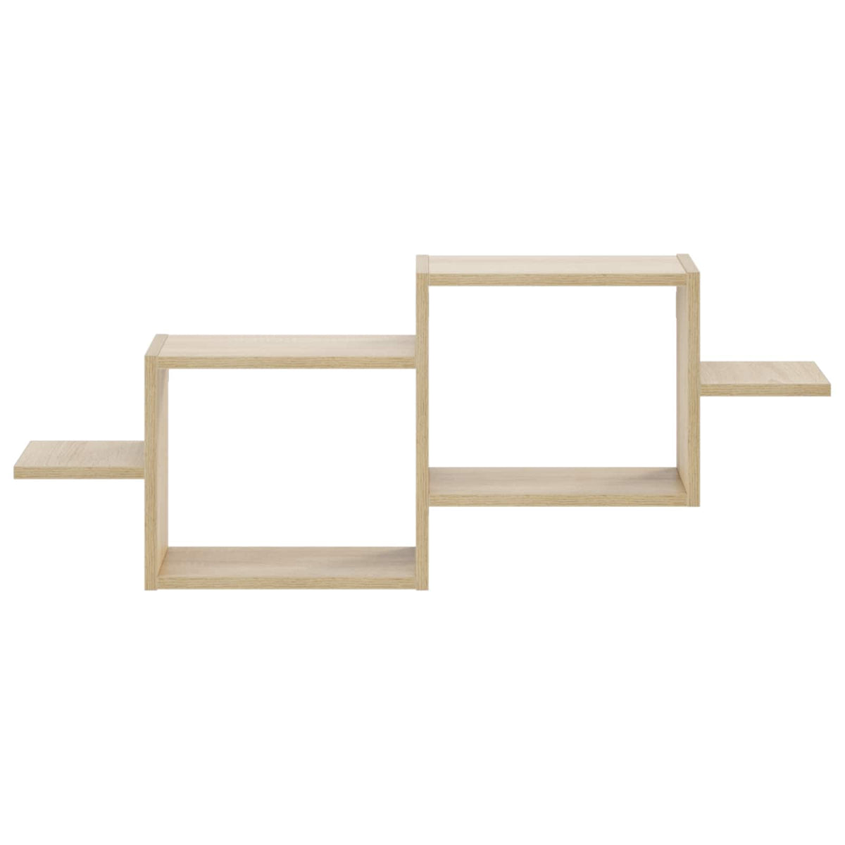 vidaXL Wall Shelf Sonoma Oak 95 x 17 x 37 cm Engineered Wood