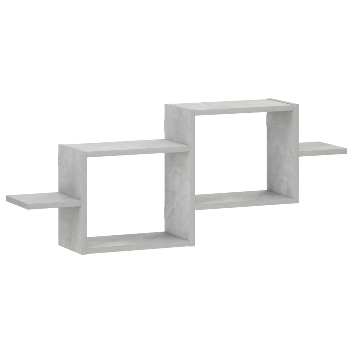 vidaXL Wall Shelf Concrete Grey 95 x 17 x 37 cm Engineered Wood