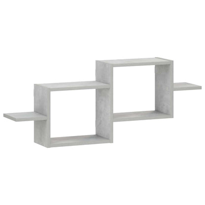 vidaXL Wall Shelf Concrete Grey 95 x 17 x 37 cm Engineered Wood