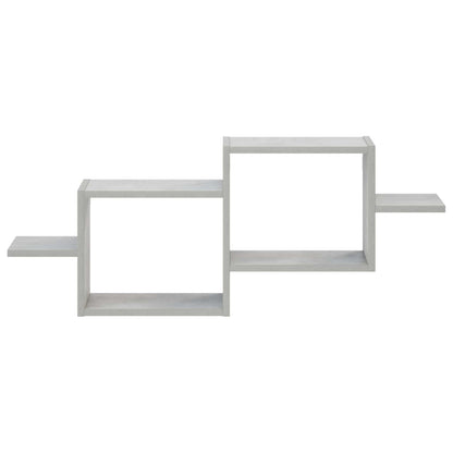 vidaXL Wall Shelf Concrete Grey 95 x 17 x 37 cm Engineered Wood
