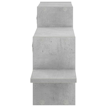 vidaXL Wall Shelf Concrete Grey 95 x 17 x 37 cm Engineered Wood