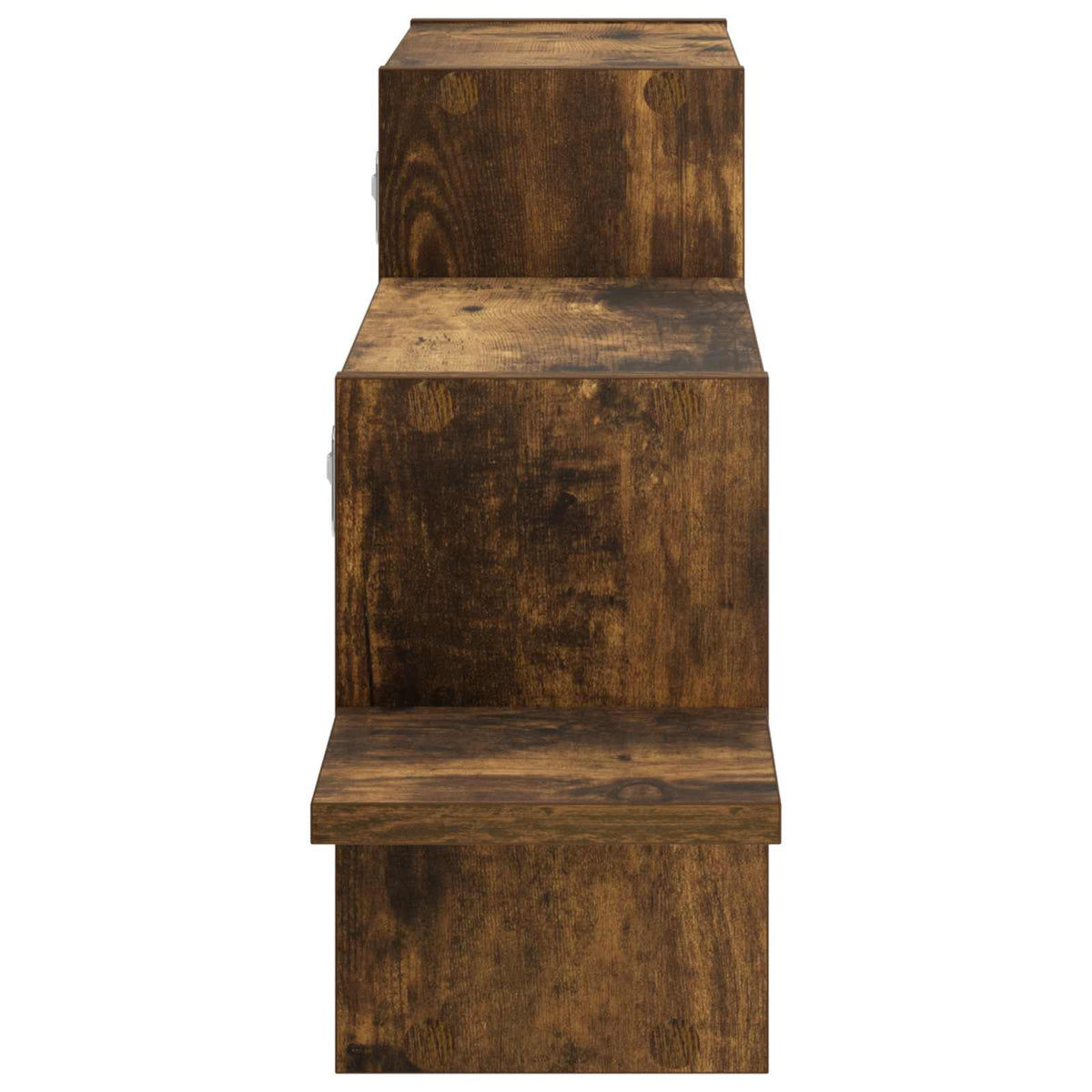 vidaXL Wall Shelf Smoked Oak 95 x 17 x 37 cm Engineered Wood