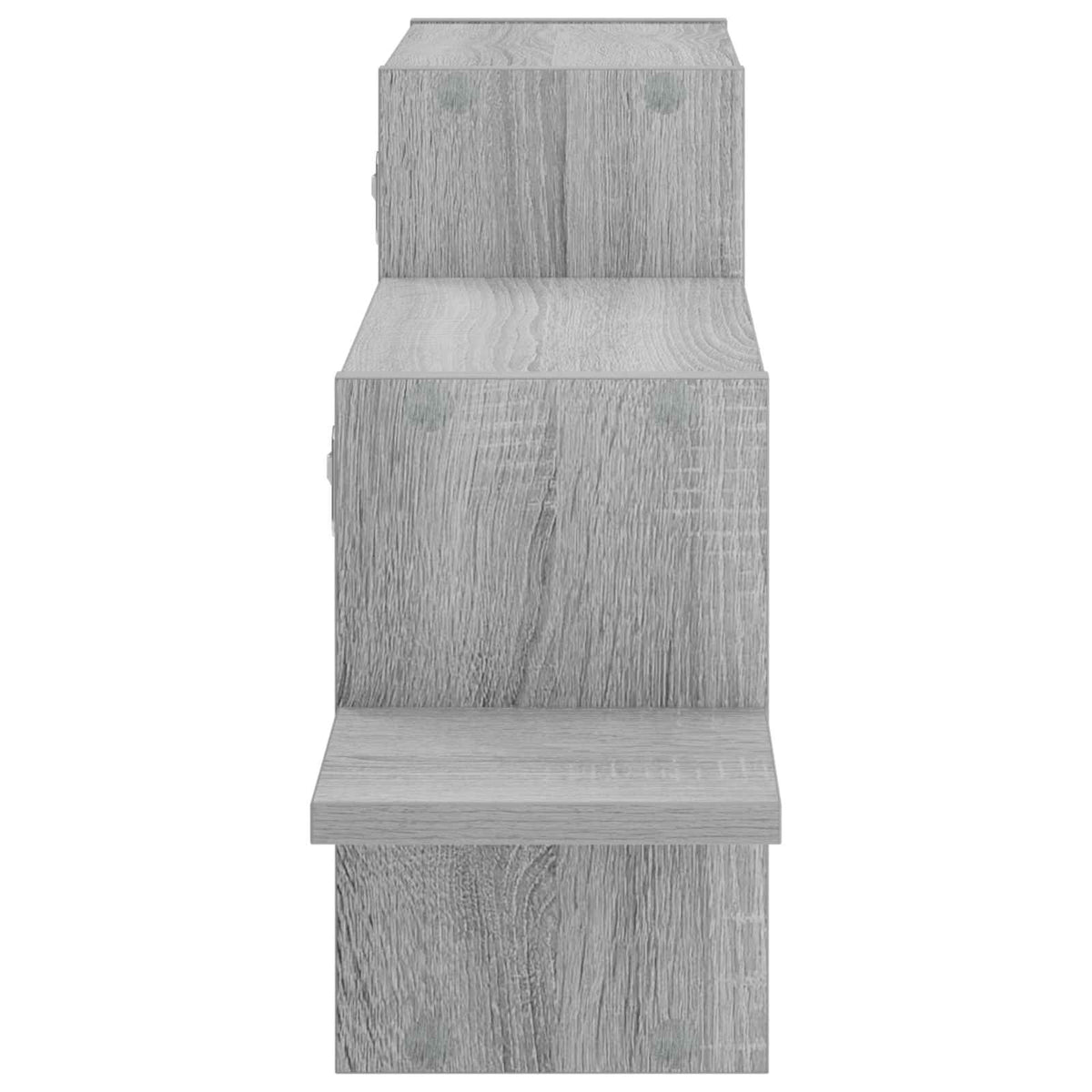 vidaXL Wall Shelf Grey Sonoma 95 x 17 x 37 cm Engineered Wood