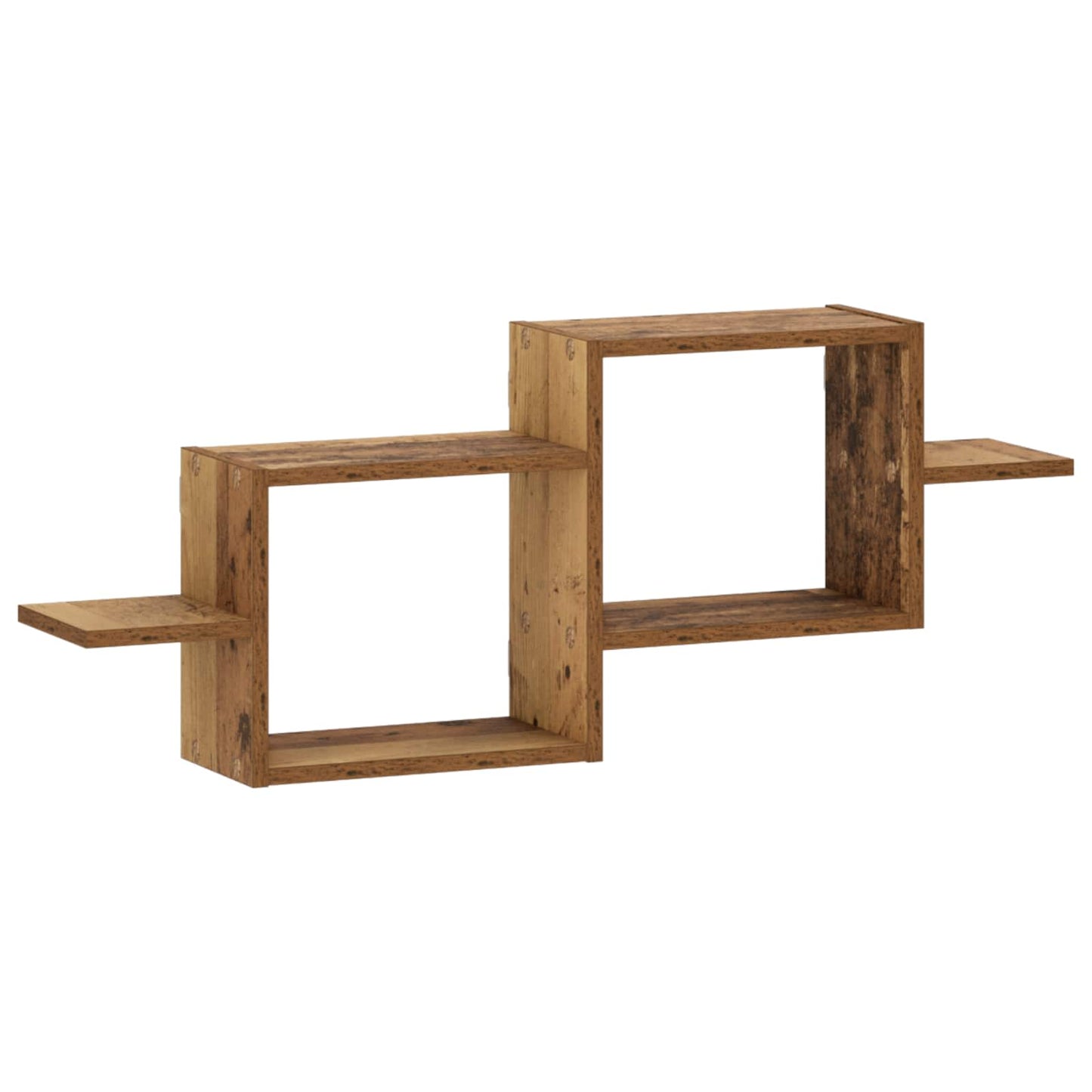 vidaXL Wall Shelf Old Wood 95 x 17 x 37 cm Engineered Wood