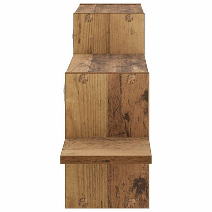 vidaXL Wall Shelf Old Wood 95 x 17 x 37 cm Engineered Wood
