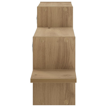 vidaXL Wall Shelf Artisan Oak 95 x 17 x 37 cm Engineered Wood